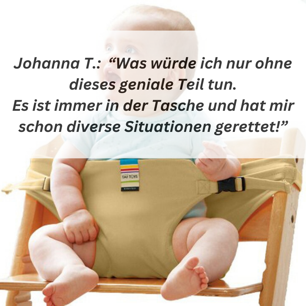 Mobile Sitzhilfe für Babys und Kleinkinder